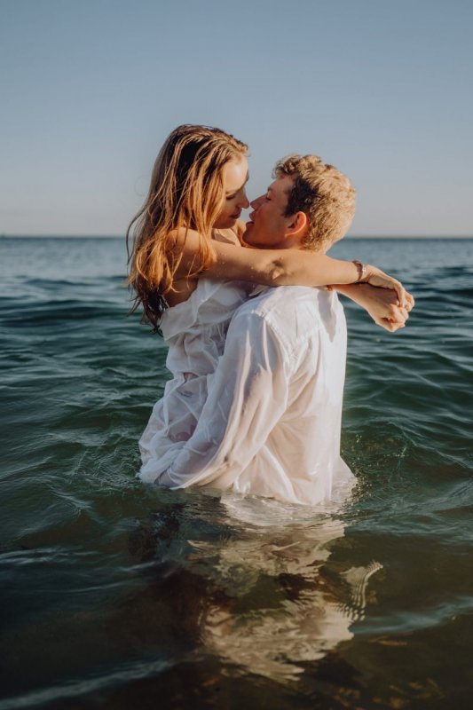 Séance couple plage
