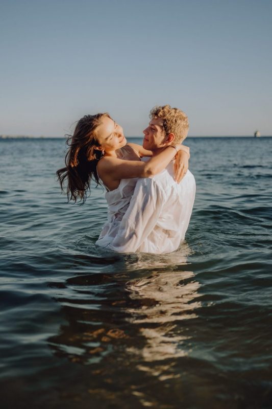 Séance couple plage