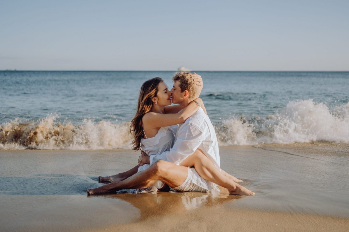 Séance couple plage