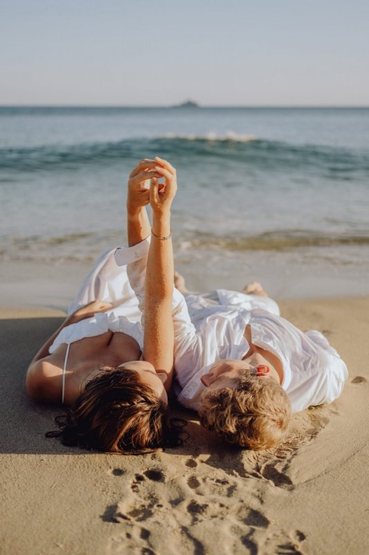 Séance couple plage