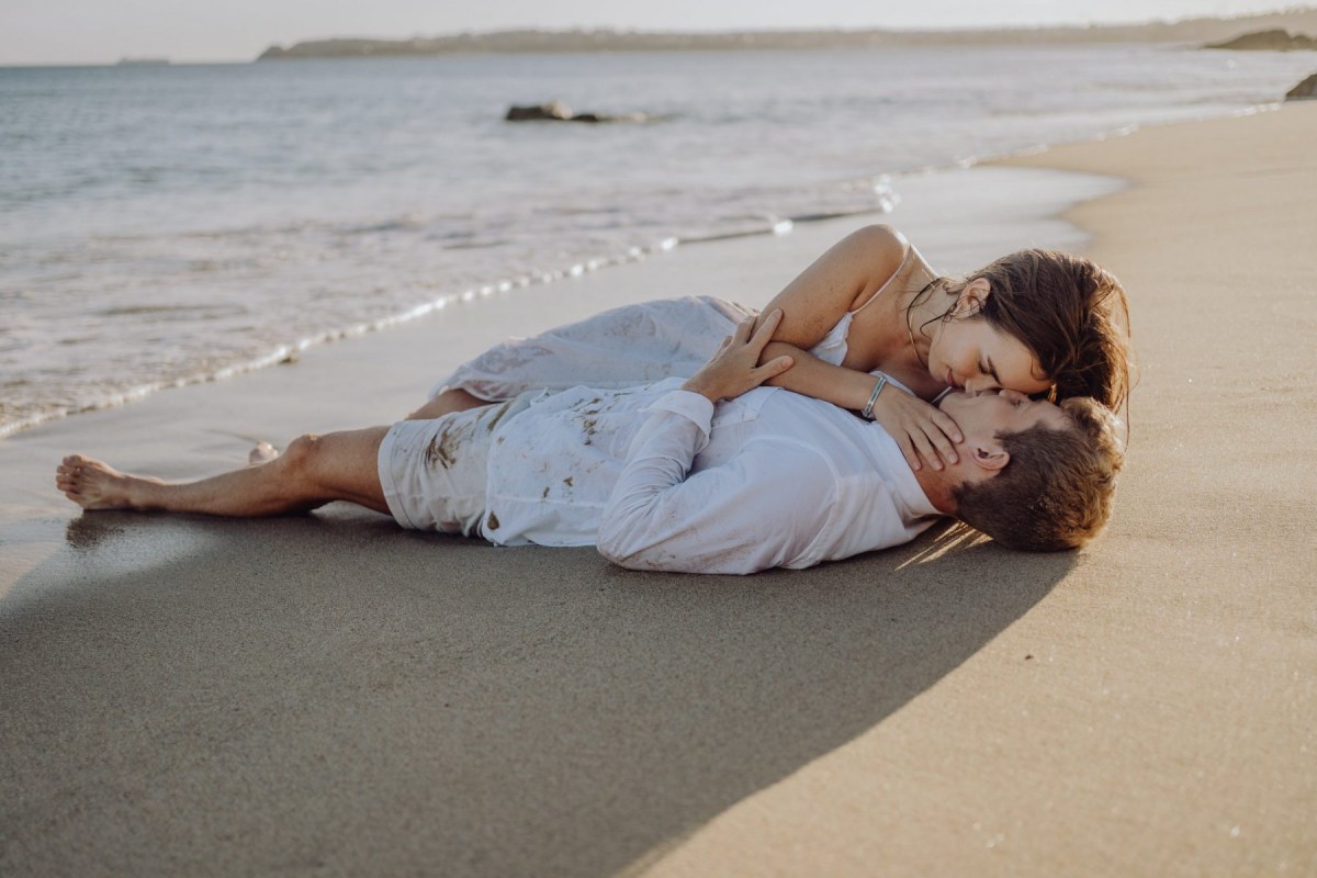 Séance couple plage