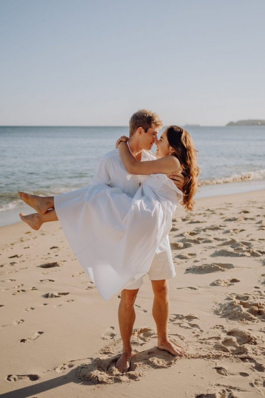 Séance couple plage