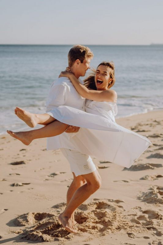 Séance couple plage