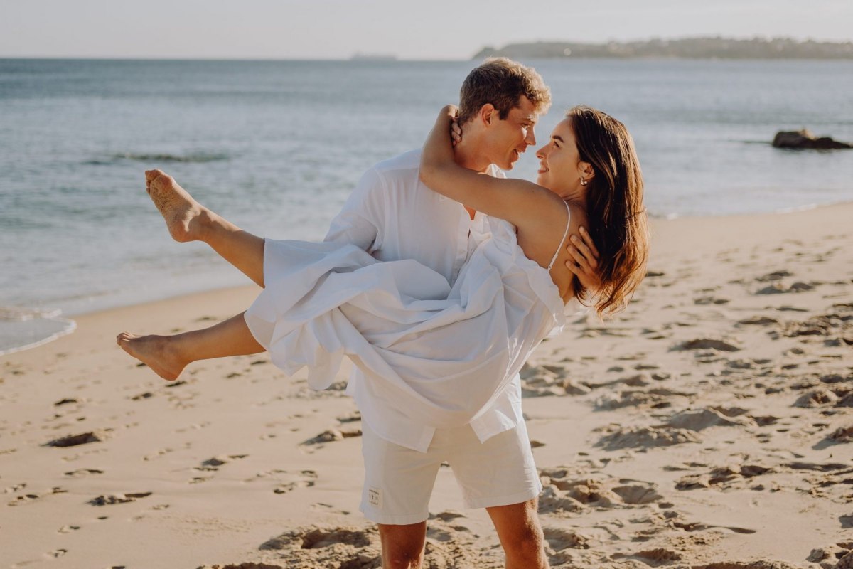 Séance couple plage