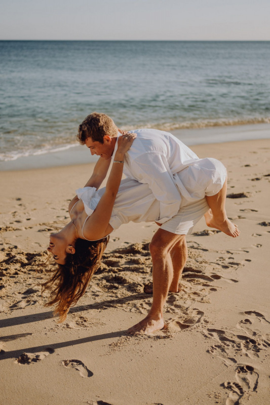Séance couple plage