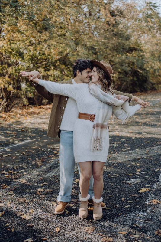 Séance couple automnale