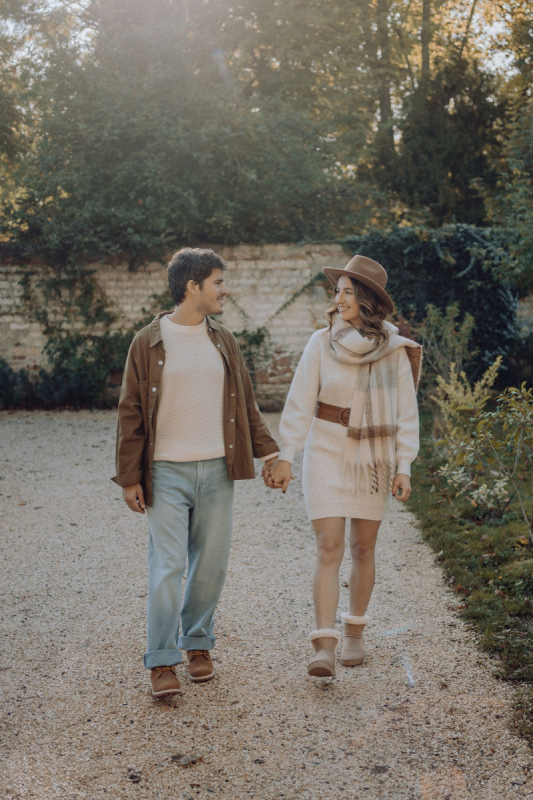 Séance couple automnale