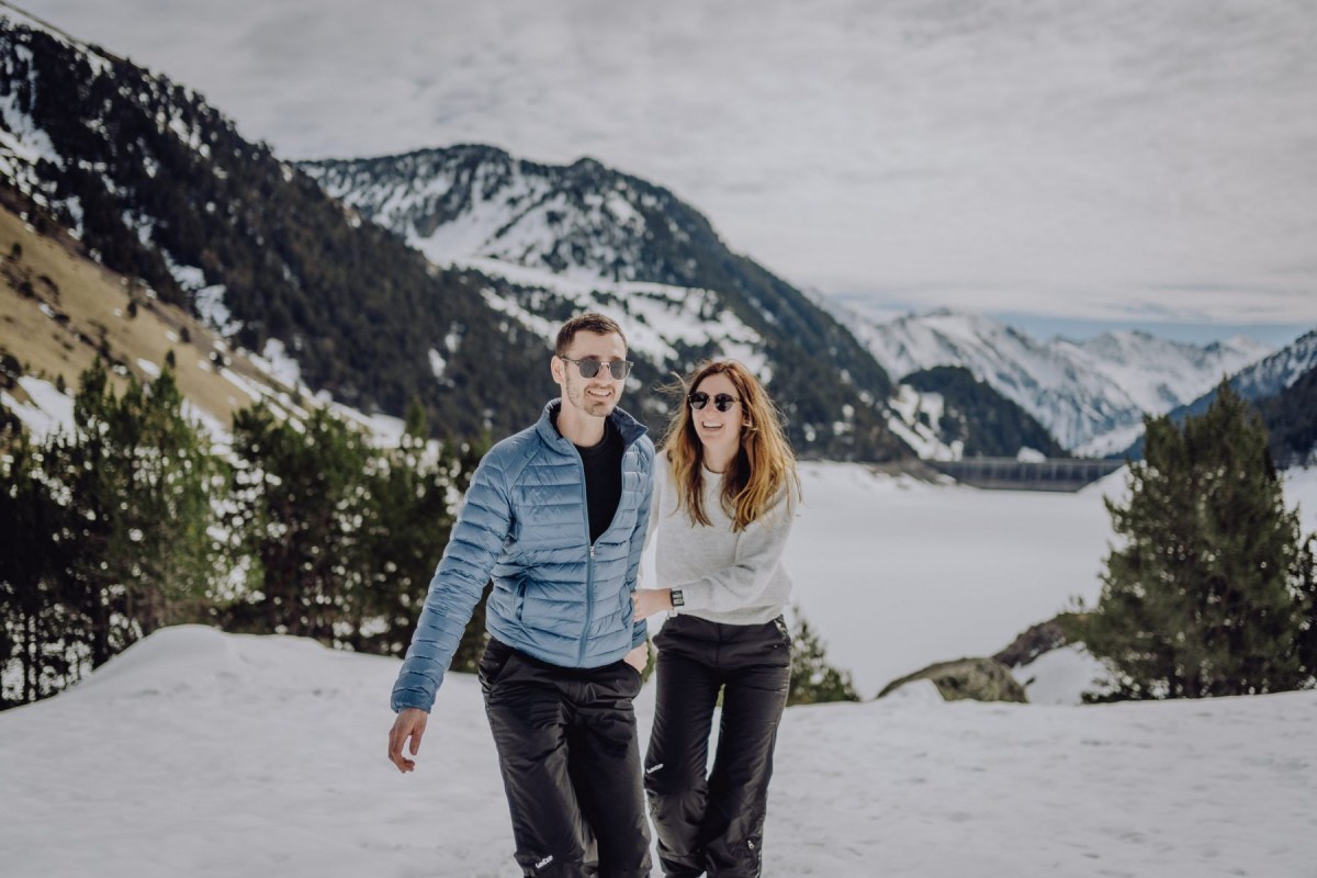 séance couple dans les Pyrénées