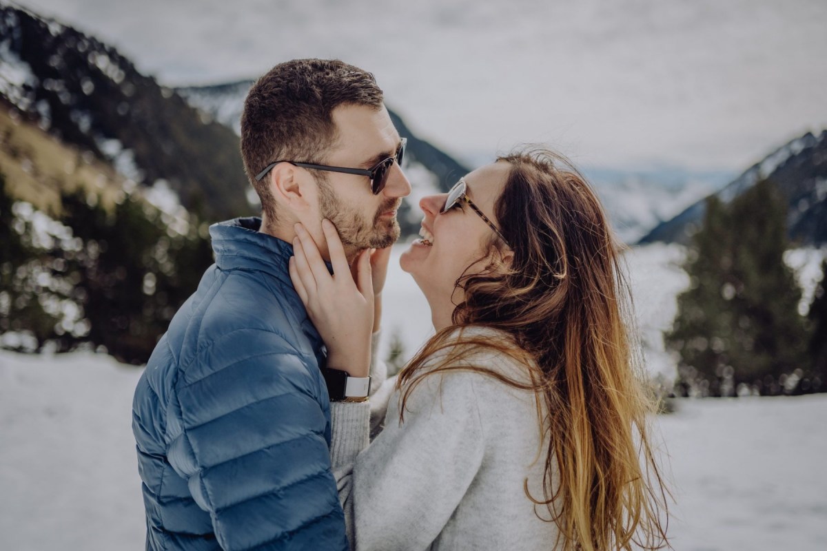 séance couple dans les Pyrénées