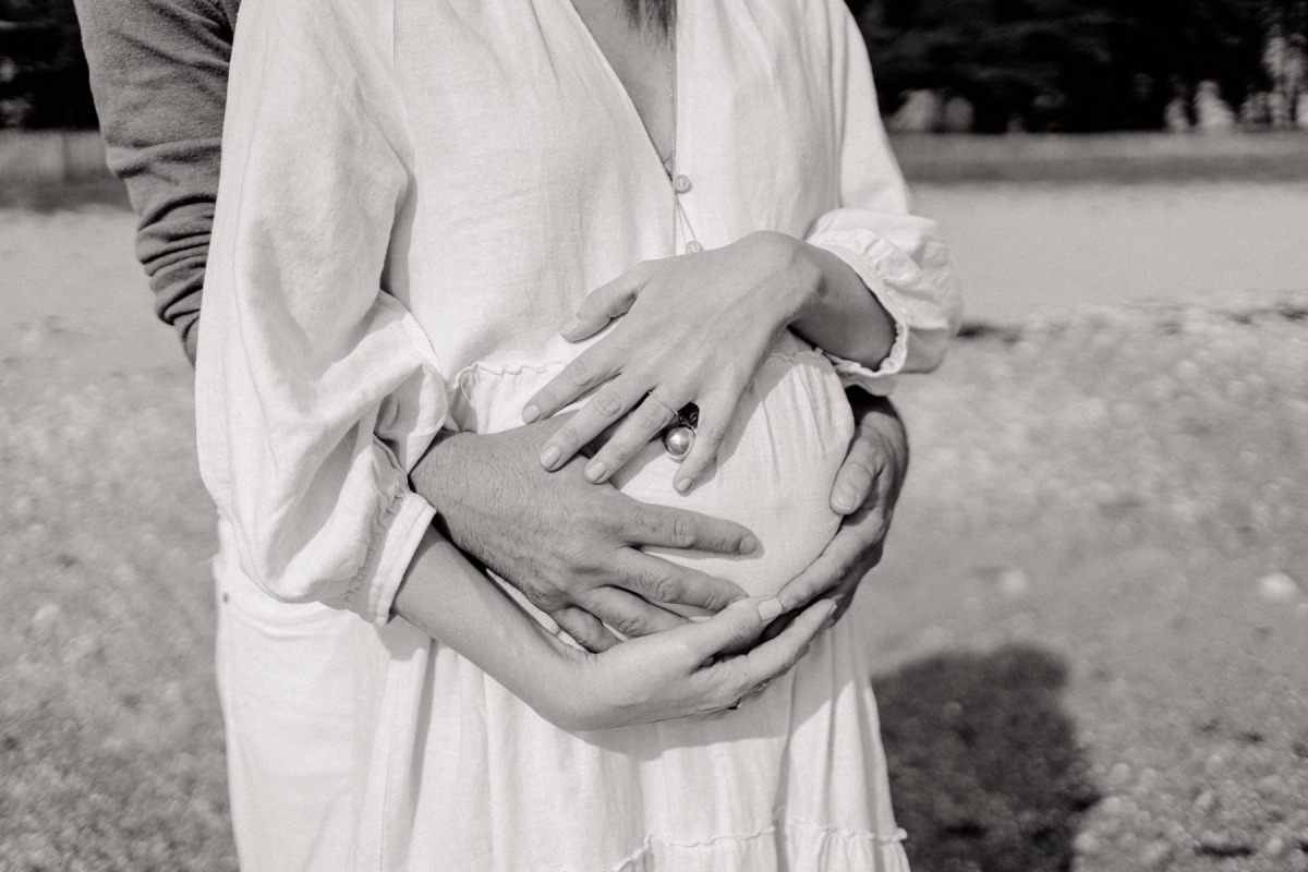 Séance grossesse en famille